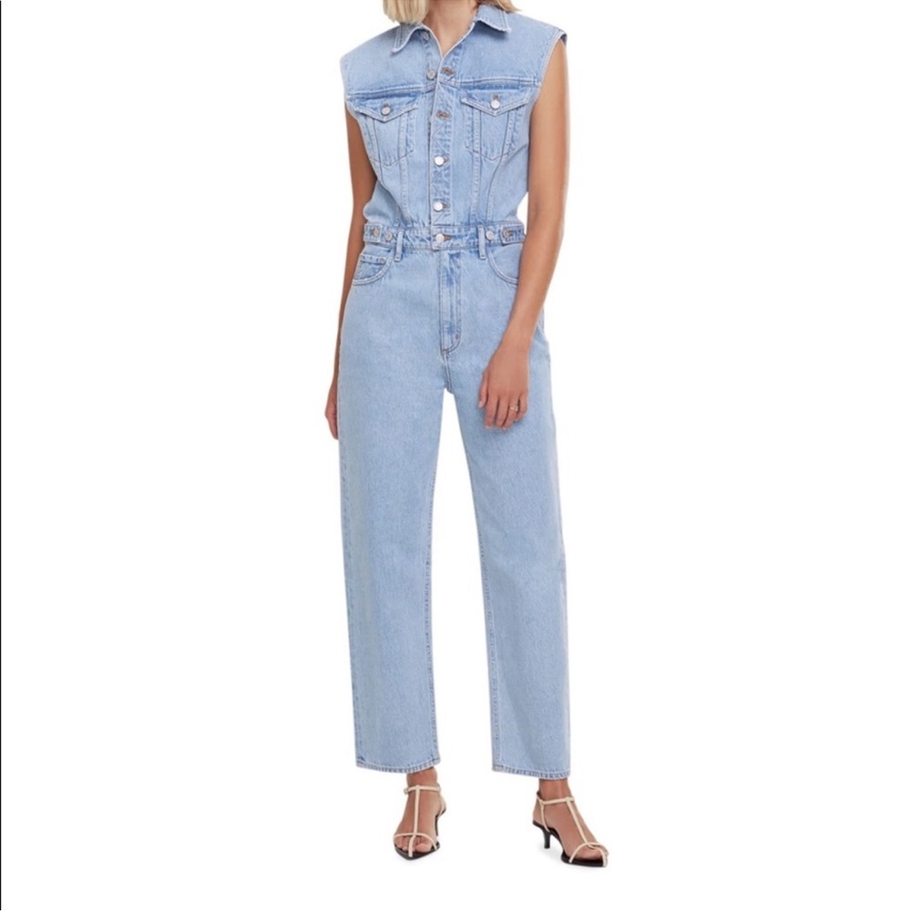AGOLDE | Denim Jumpsuit Blanca Sleeveless